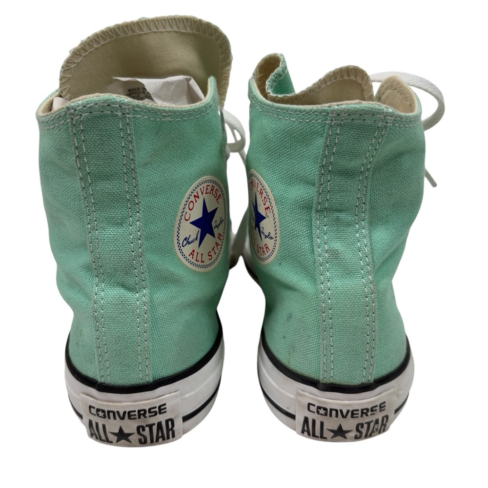 Converse All Star Chuck Taylor High Top Lace Up Teal Sneakers Shoes Womens 5 - Picture 4 of 9